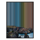 38×38" Framed Canvas - Black Frame variant