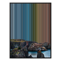 38×38" Framed Canvas - Black Frame variant