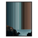 38×38" Framed Canvas - Black Frame variant