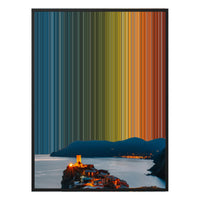 38×38" Framed Canvas - Black Frame variant