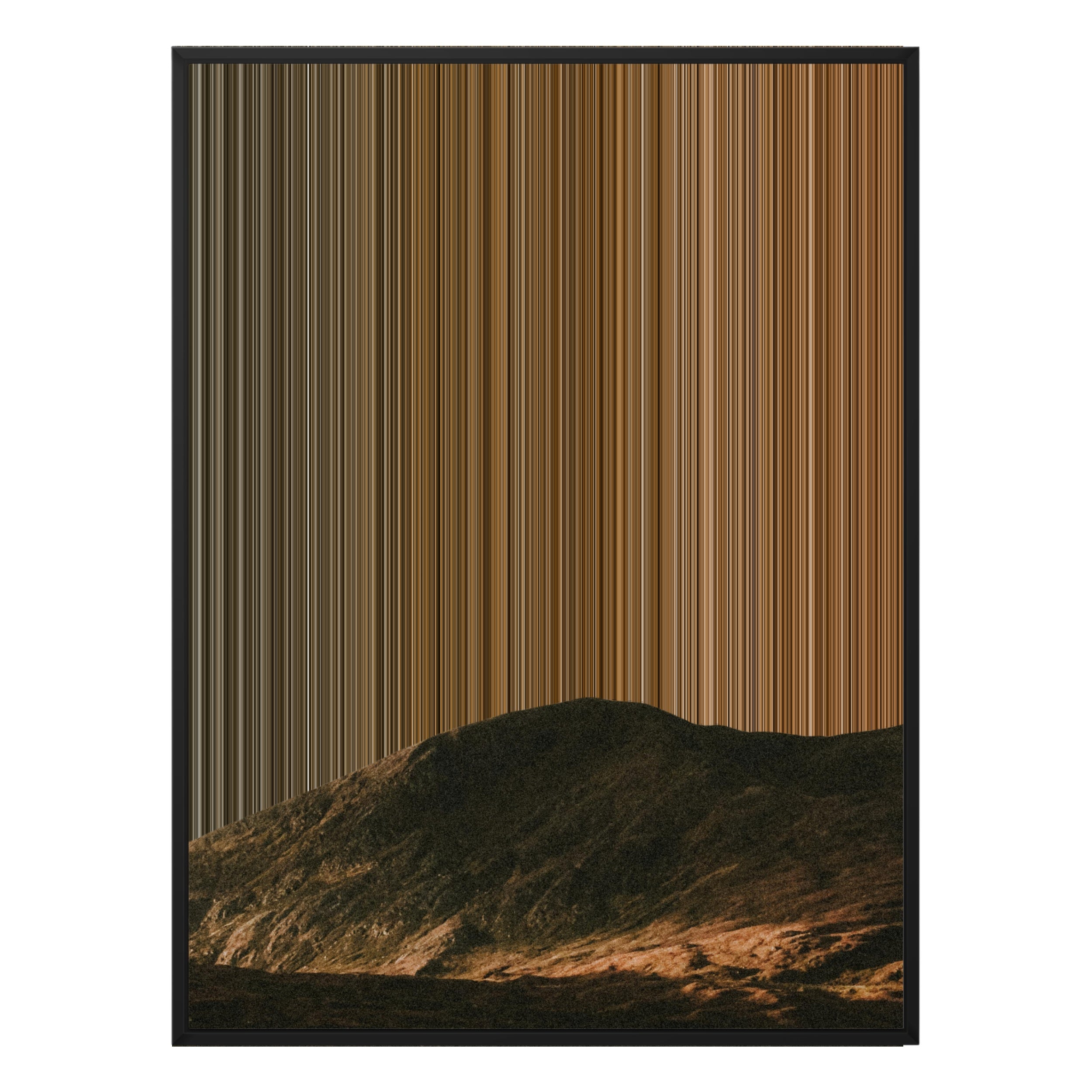 38×38" Framed Canvas - Black Frame variant