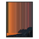 38×38" Framed Canvas - Black Frame variant