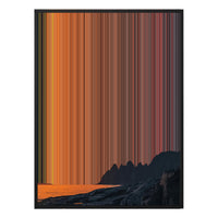 38×38" Framed Canvas - Black Frame variant