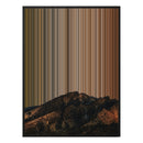 38×38" Framed Canvas - Black Frame variant