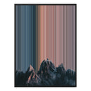 38×38" Framed Canvas - Black Frame variant