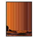 38×38" Framed Canvas - Black Frame variant