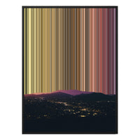 38×38" Framed Canvas - Black Frame variant