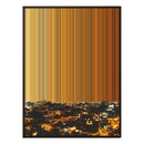 38×38" Framed Canvas - Brown Frame variant