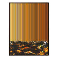 38×38" Framed Canvas - Brown Frame variant