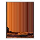 38×38" Framed Canvas - Brown Frame variant