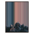 38×38" Framed Canvas - Brown Frame variant