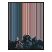 38×38" Framed Canvas - Brown Frame variant