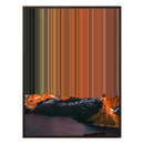 38×38" Framed Canvas - Brown Frame variant