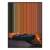 38×38" Framed Canvas - Brown Frame variant