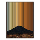 38×38" Framed Canvas - Brown Frame variant