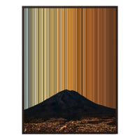 38×38" Framed Canvas - Brown Frame variant