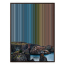 38×38" Framed Canvas - Brown Frame variant