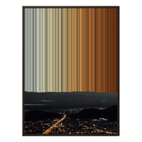 38×38" Framed Canvas - Brown Frame variant