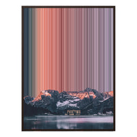 38×38" Framed Canvas - Brown Frame variant