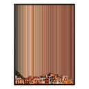 38×38" Framed Canvas - Brown Frame variant