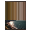 38×38" Framed Canvas - Brown Frame variant