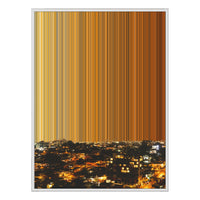 38×38" Framed Canvas - White Frame variant