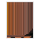 38×38" Framed Canvas - White Frame variant