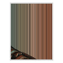 38×38" Framed Canvas - White Frame variant