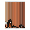 38×38" Framed Canvas - White Frame variant