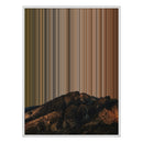 38×38" Framed Canvas - White Frame variant