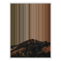 38×38" Framed Canvas - White Frame variant