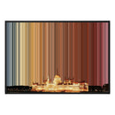 40×28" Framed Canvas - Black Frame variant