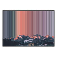 40×28" Framed Canvas - Black Frame variant