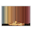 40×28" Framed Canvas - White Frame variant