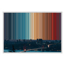 40×28" Framed Canvas - White Frame variant