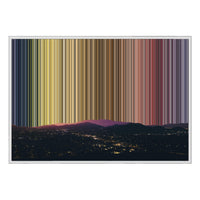 40×28" Framed Canvas - White Frame variant