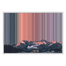 40×28" Framed Canvas - White Frame variant