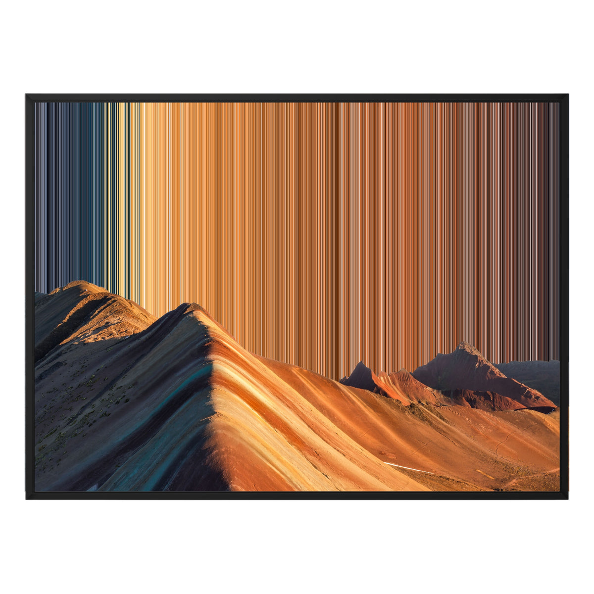 Lienzo con marco clásico, 40×30", marco negro