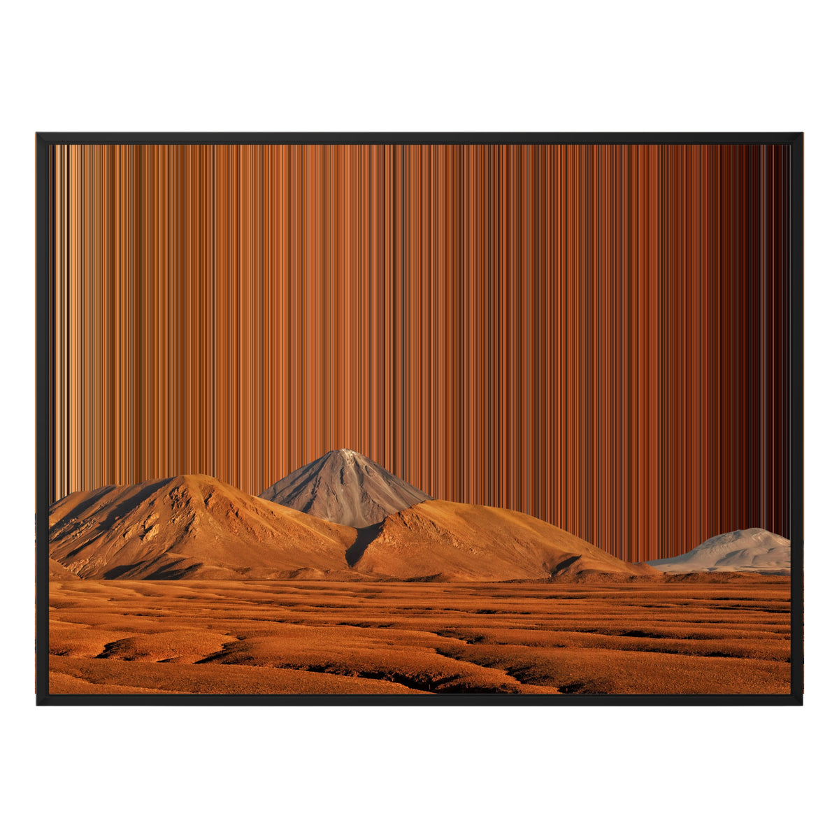 40×30" Framed Canvas - Black Frame variant