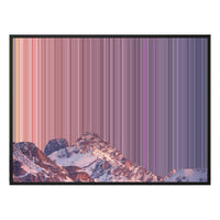 40×30" Framed Canvas - Black Frame variant