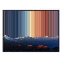 Tela con cornice classica, 40×30", cornice nera
