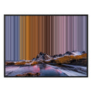 Inramad canvastavla, 40×30", svart ram