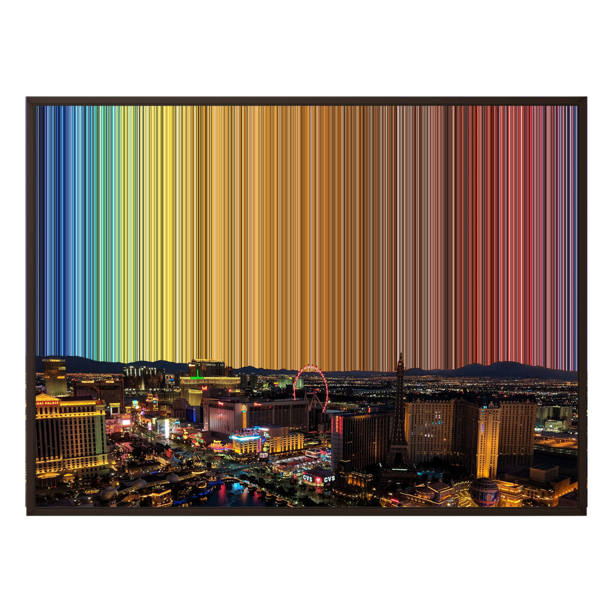 40×30" Framed Canvas - Brown Frame variant