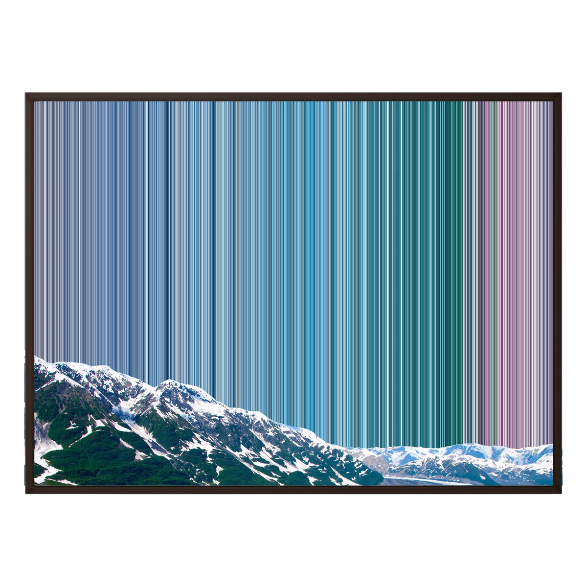 40×30" Framed Canvas - Brown Frame variant