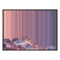 40×30" Framed Canvas - Brown Frame variant