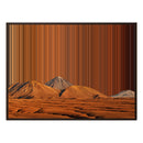 40×30" Framed Canvas - Brown Frame variant