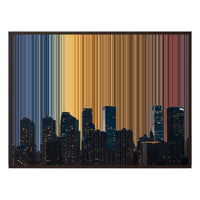 40×30" Framed Canvas - Brown Frame variant
