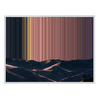 Ingelijst canvas, 40×30", witte lijst