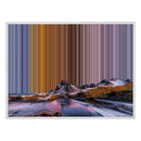 Inramad canvastavla, 40×30", vit ram