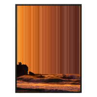 30×40" Ornate Framed Canvas - Black Frame variant